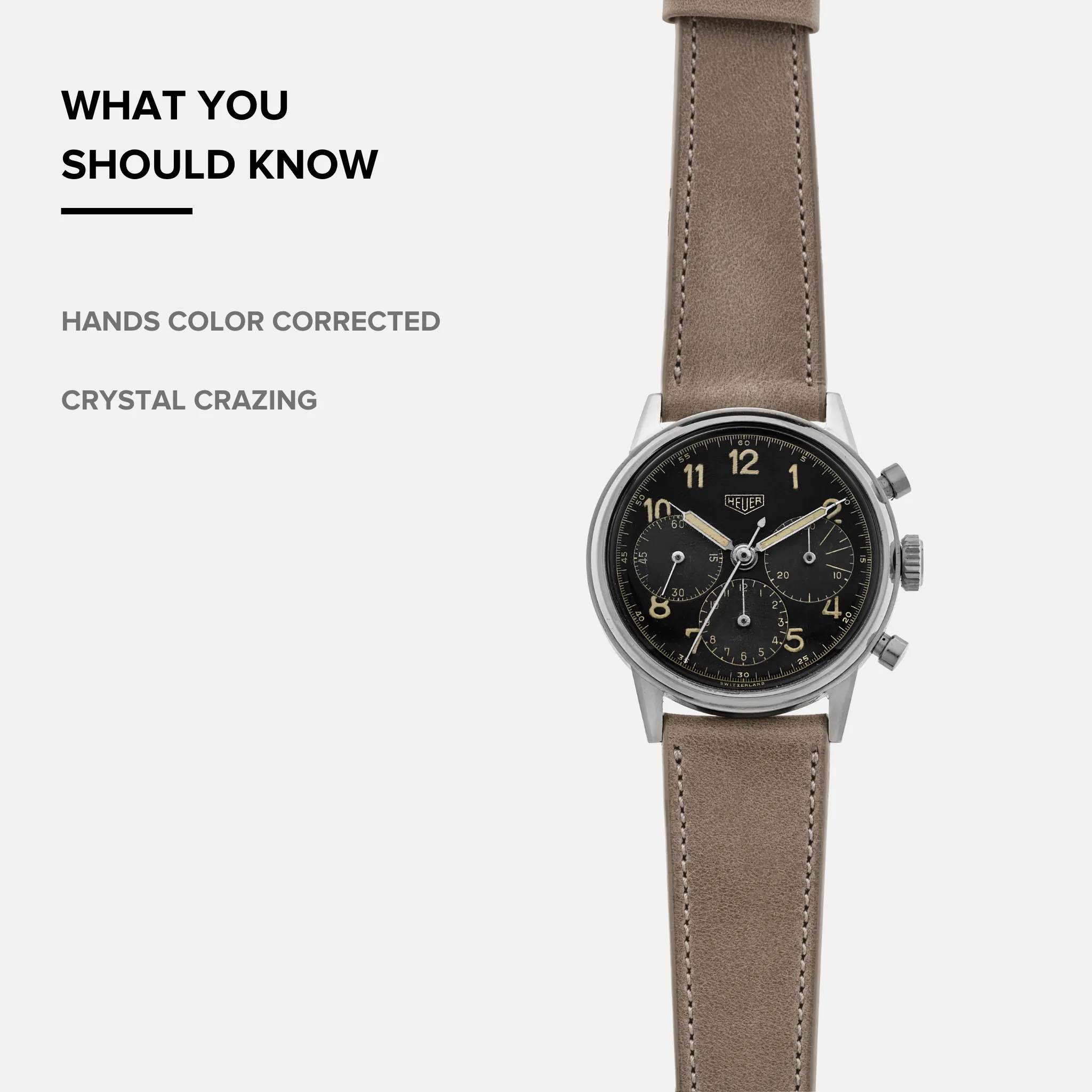 1940s Heuer 'Pre-Carrera' Chronograph Ref. 2447