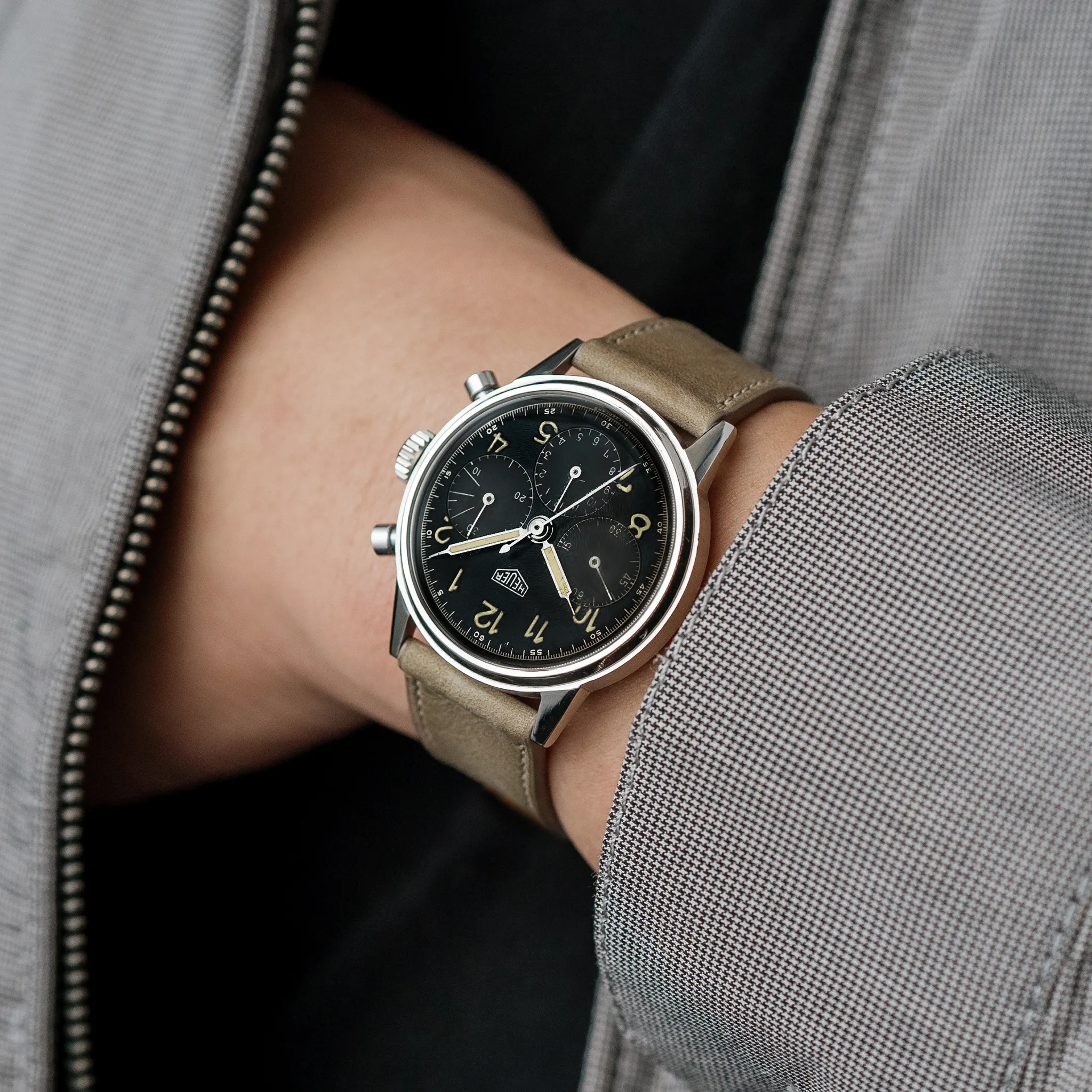 1940s Heuer 'Pre-Carrera' Chronograph Ref. 2447