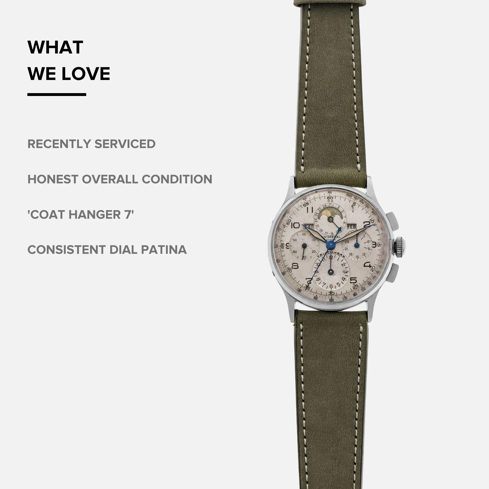 1945 Universal Genève Tri-Compax Chronograph Ref. 22279