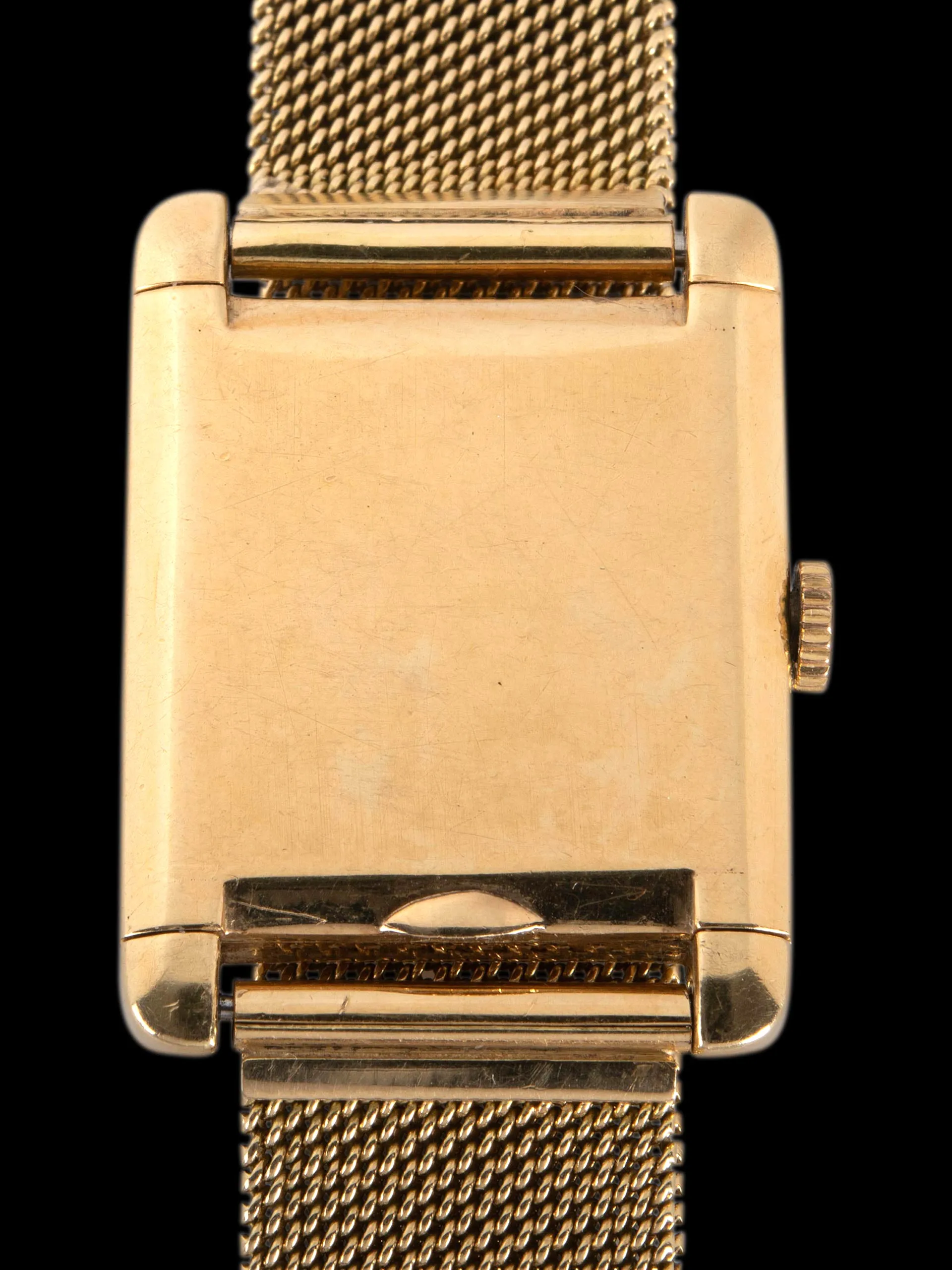 1950s Audemars Piguet 18K YG Dress Watch "Cal. K2001" W/ 18K Gold Gay Freres Mesh Bracelet