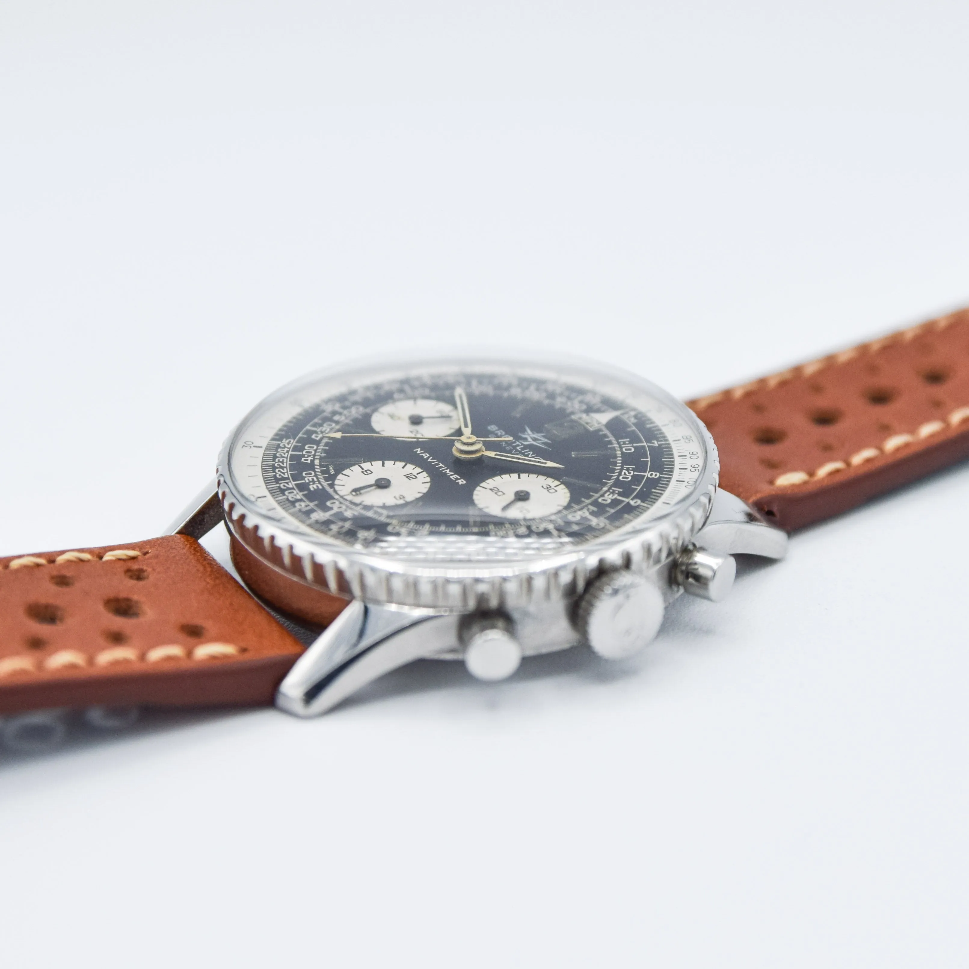 1965 Breitling Navitimer Original Pilots Chronograph in Stainless Steel Model 806 with Venus 178 Caliber