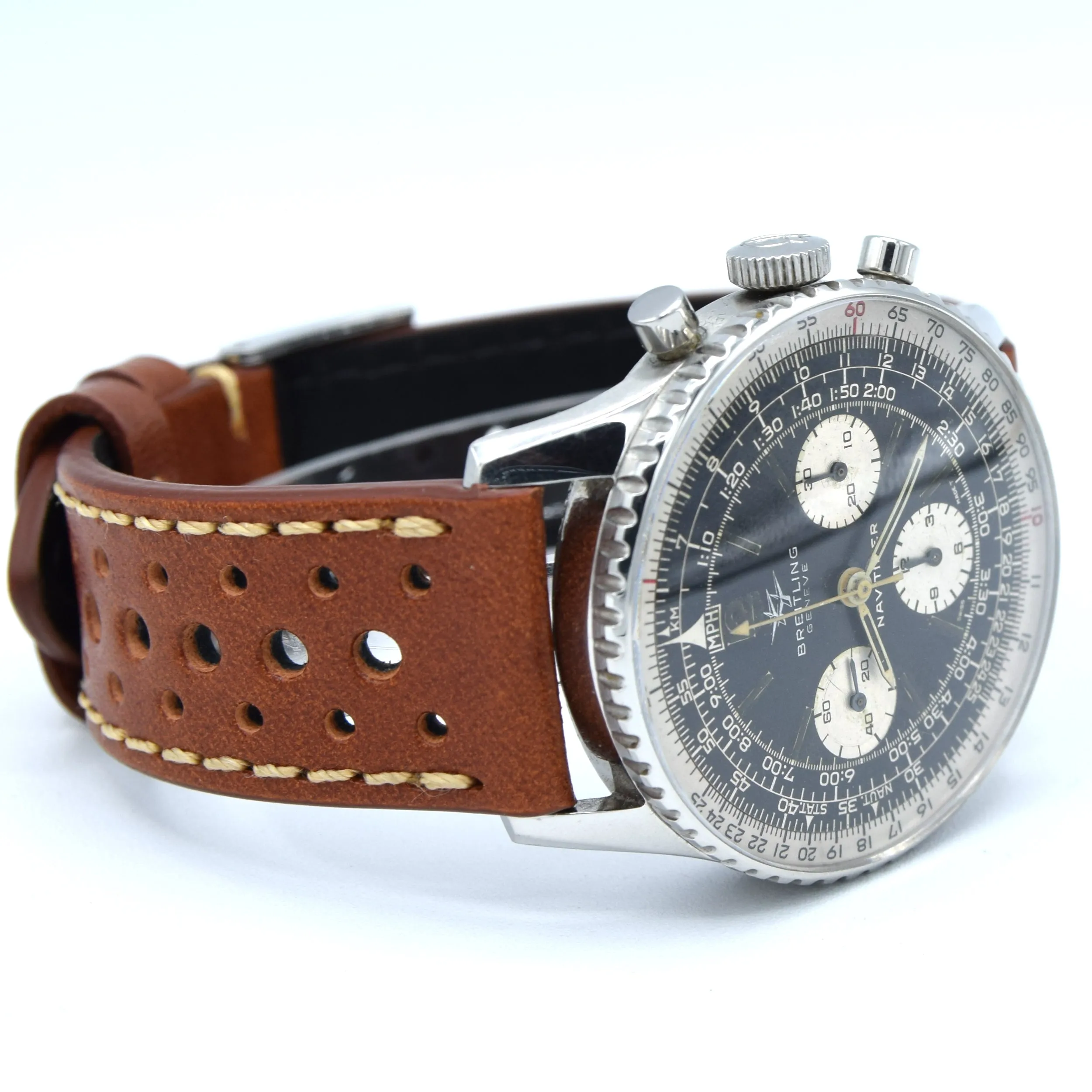 1965 Breitling Navitimer Original Pilots Chronograph in Stainless Steel Model 806 with Venus 178 Caliber