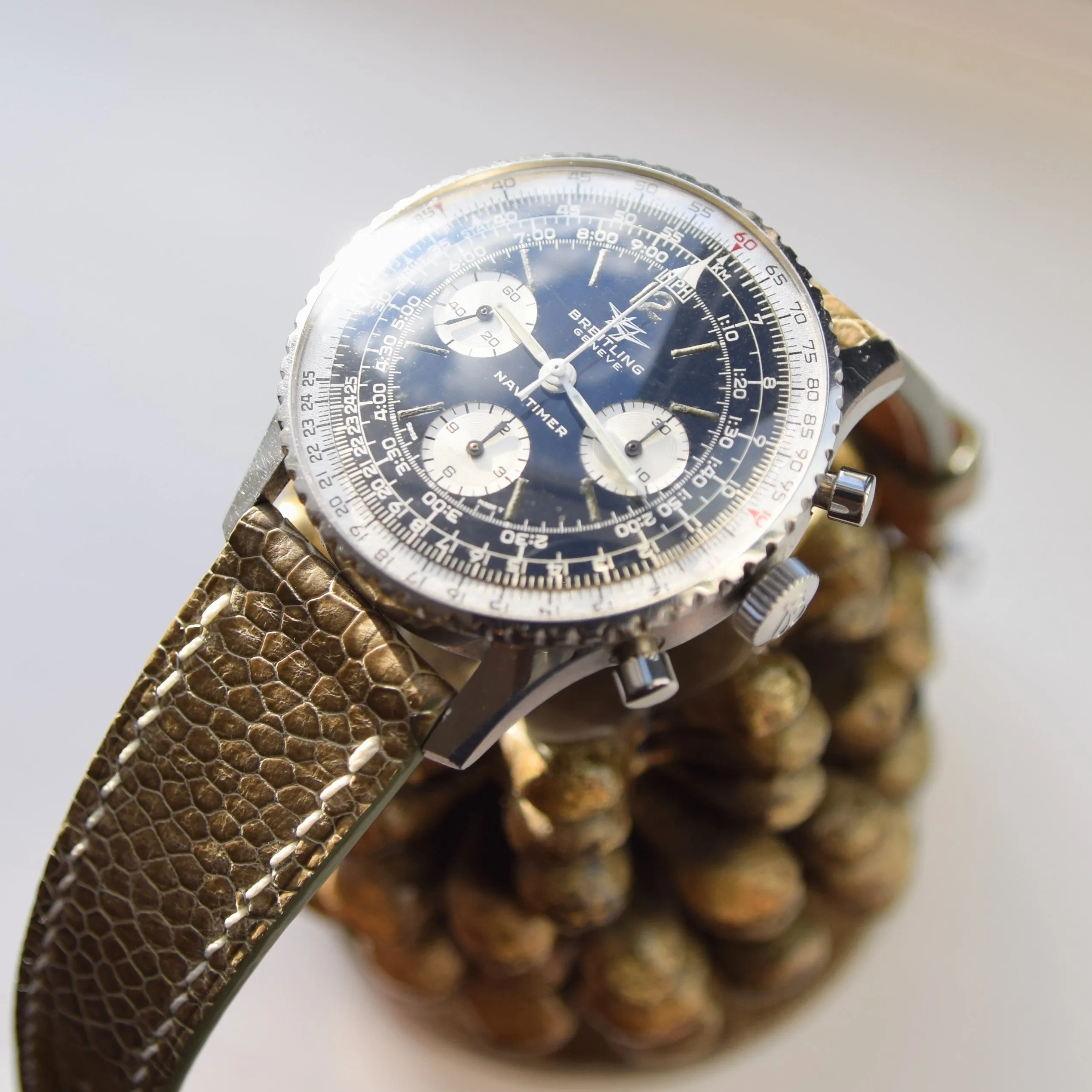 1966 Breitling Navitimer Pilots Chronograph in Stainless Steel Model 806 with Venus 178 Caliber