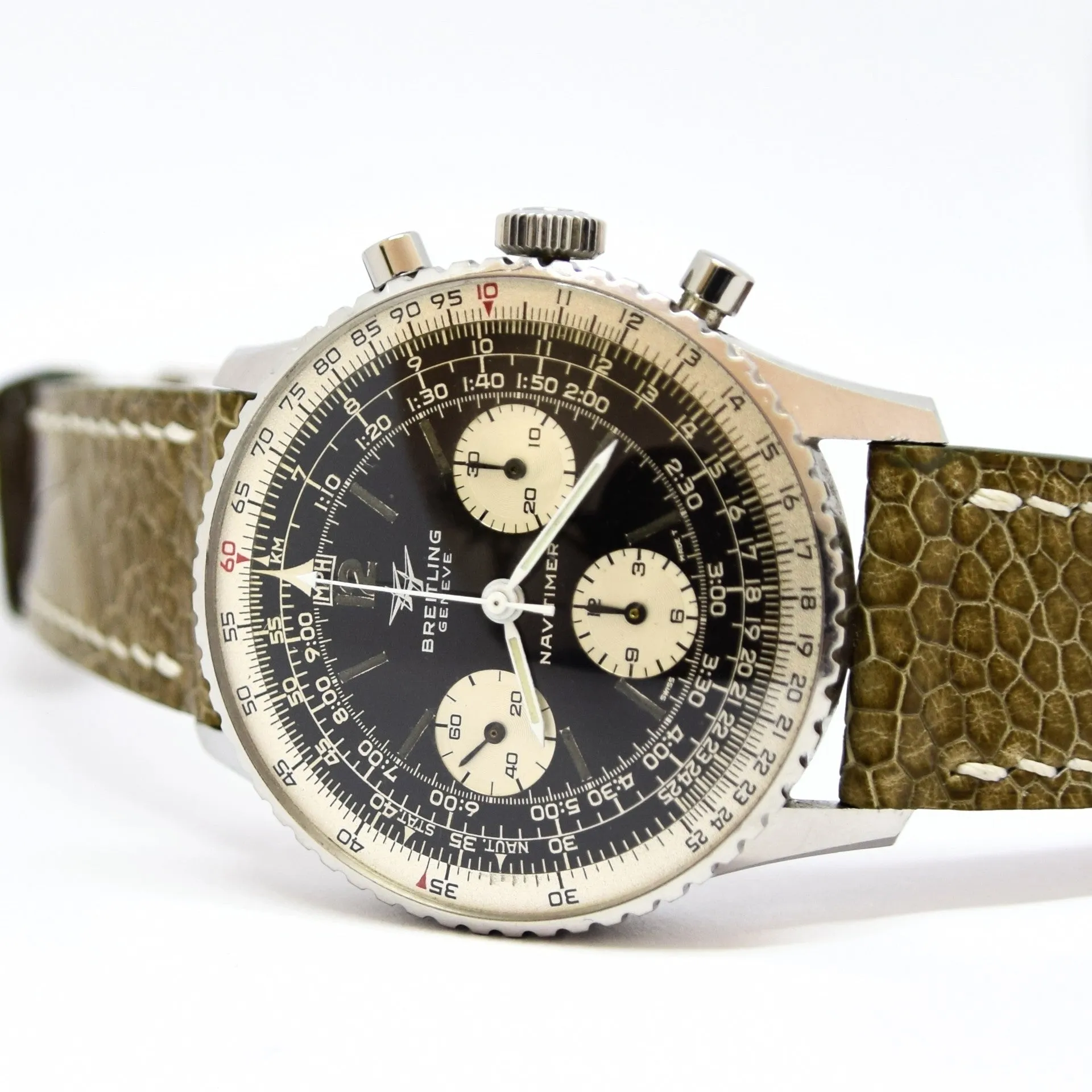 1966 Breitling Navitimer Pilots Chronograph in Stainless Steel Model 806 with Venus 178 Caliber