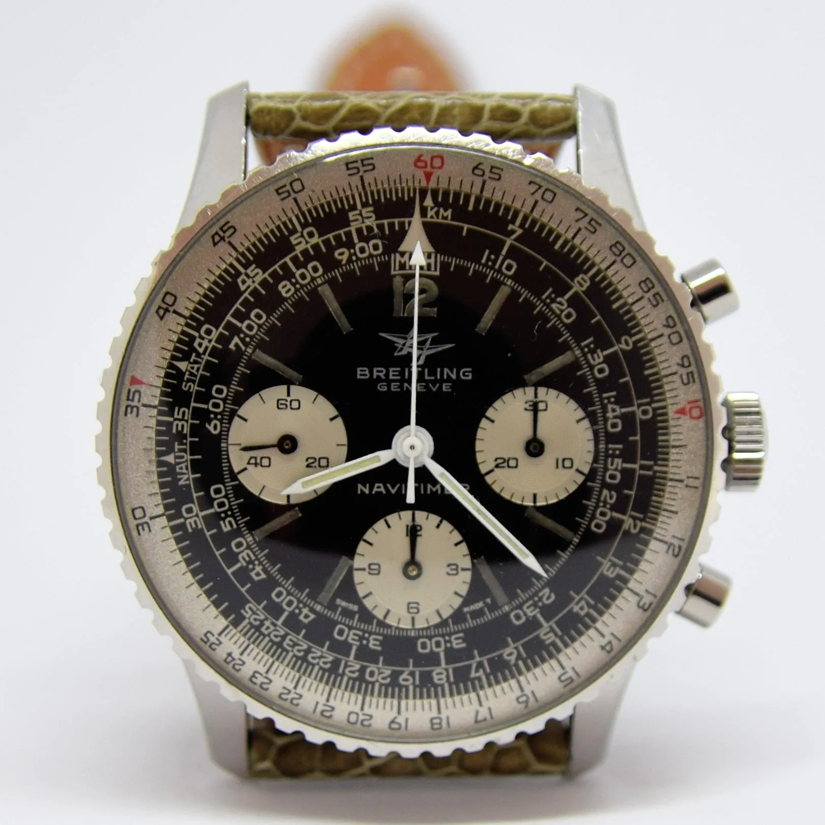 1966 Breitling Navitimer Pilots Chronograph in Stainless Steel Model 806 with Venus 178 Caliber