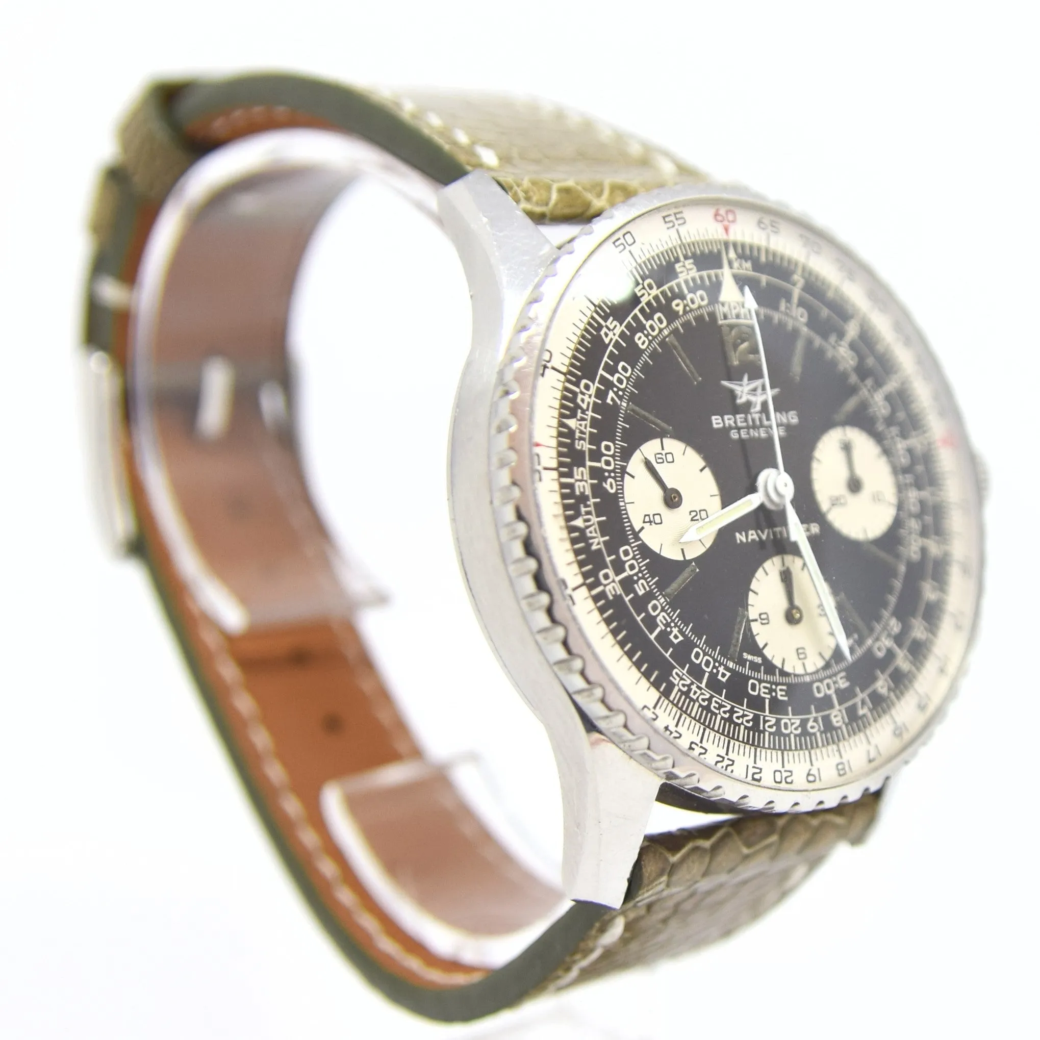 1966 Breitling Navitimer Pilots Chronograph in Stainless Steel Model 806 with Venus 178 Caliber