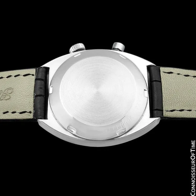 1970 Omega Chronostop Vintage Mens Retro Sporting Chronograph Watch with Date - Stainless Steel