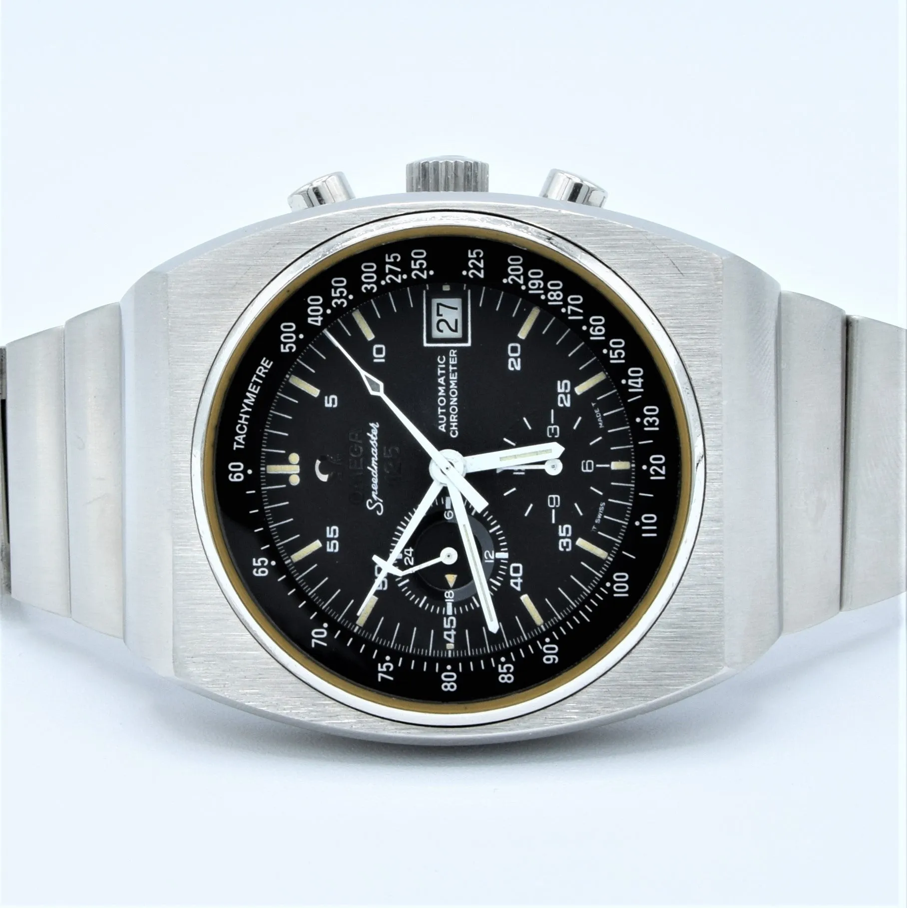 1979 Omega Speedmaster 125 Automatic Chronograph Chronometer Model 178.0002 in Stainless Steel on Bracelet