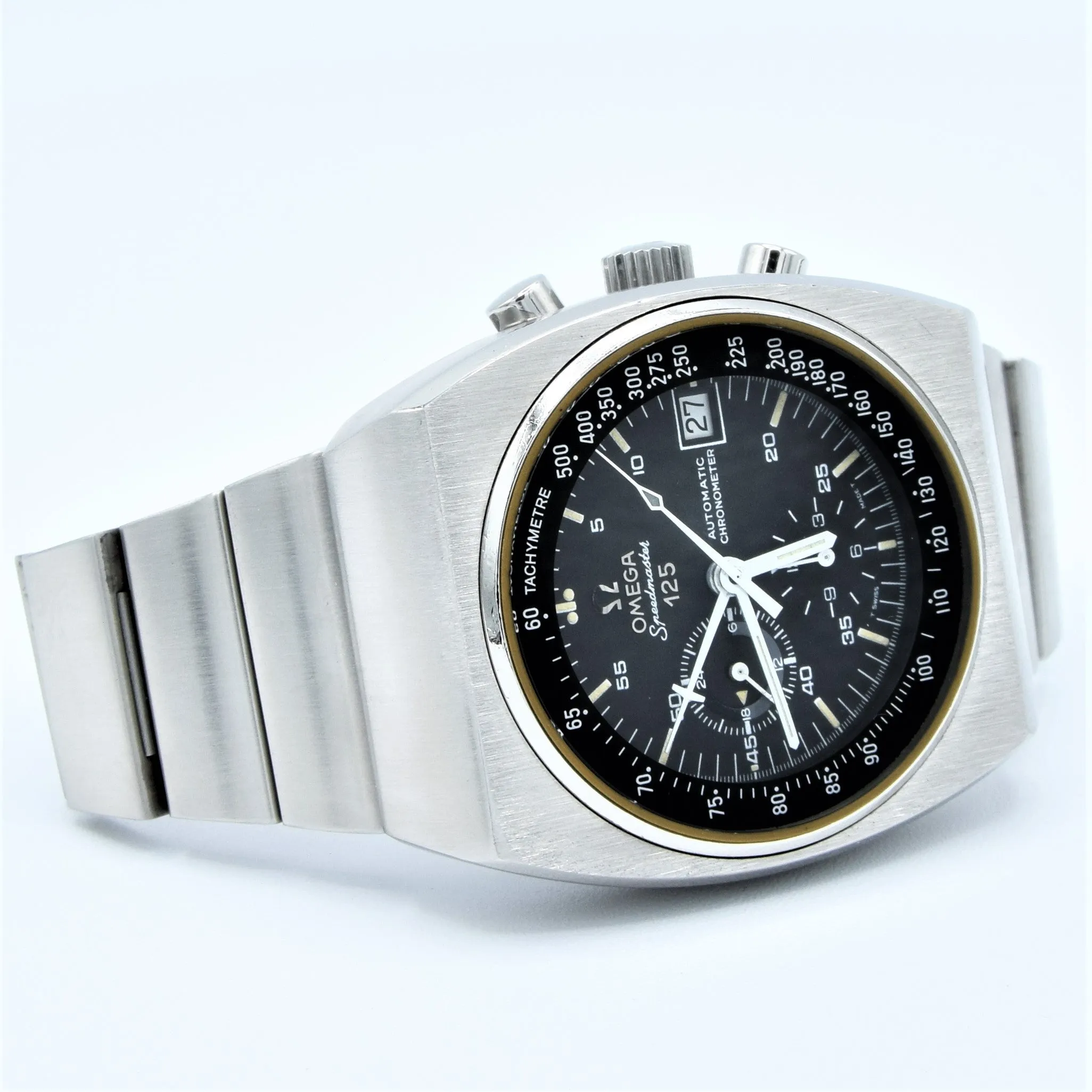 1979 Omega Speedmaster 125 Automatic Chronograph Chronometer Model 178.0002 in Stainless Steel on Bracelet