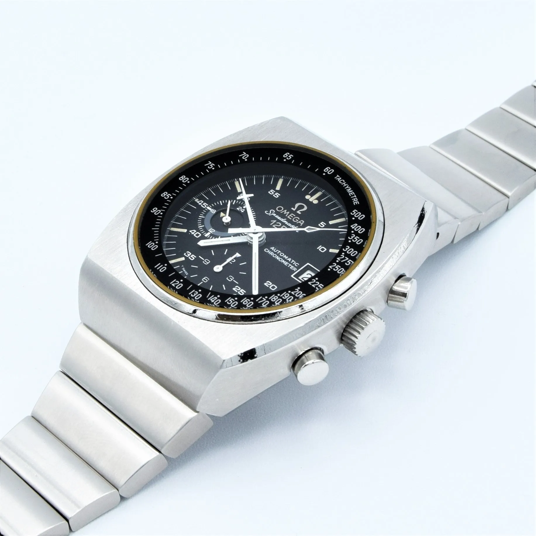 1979 Omega Speedmaster 125 Automatic Chronograph Chronometer Model 178.0002 in Stainless Steel on Bracelet