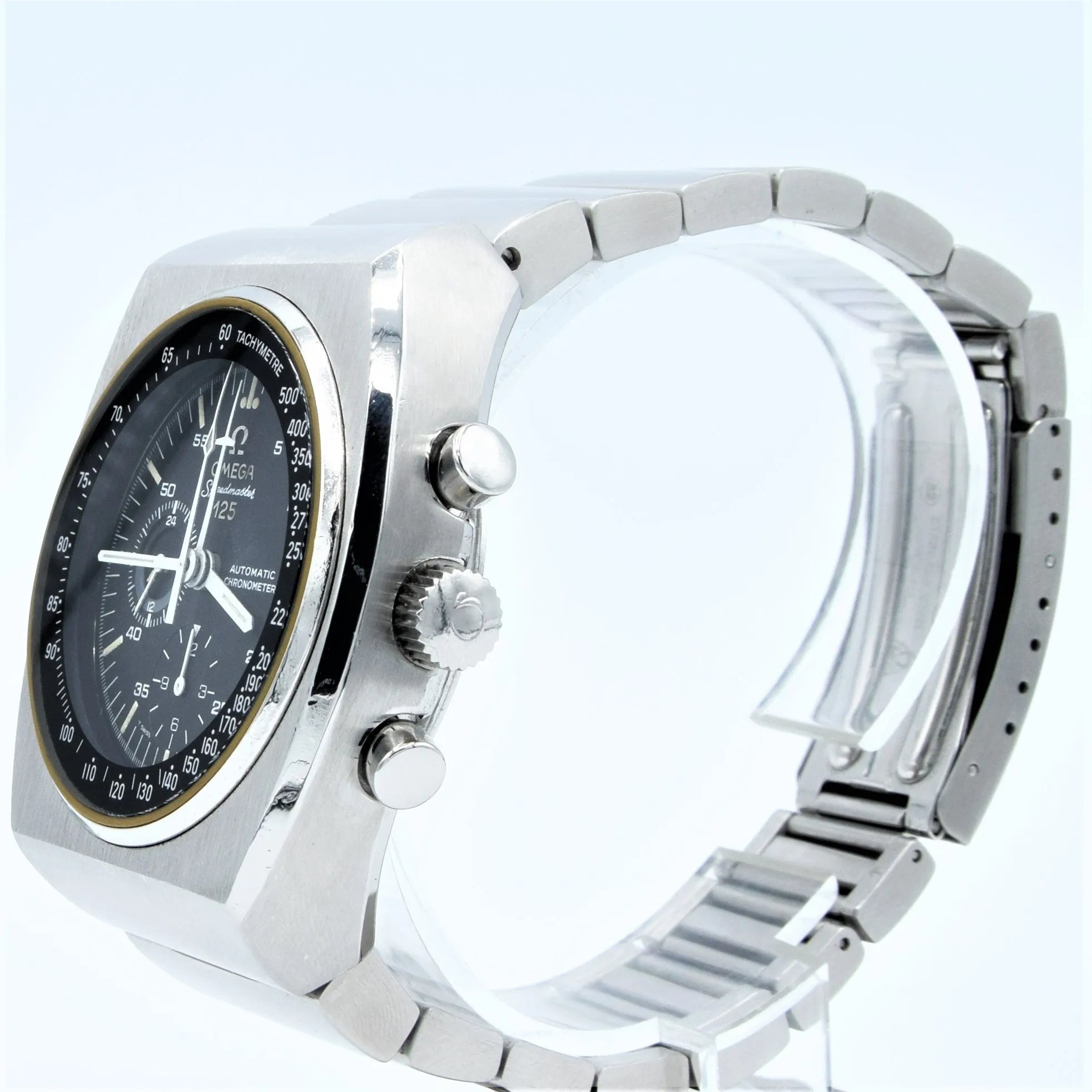 1979 Omega Speedmaster 125 Automatic Chronograph Chronometer Model 178.0002 in Stainless Steel on Bracelet