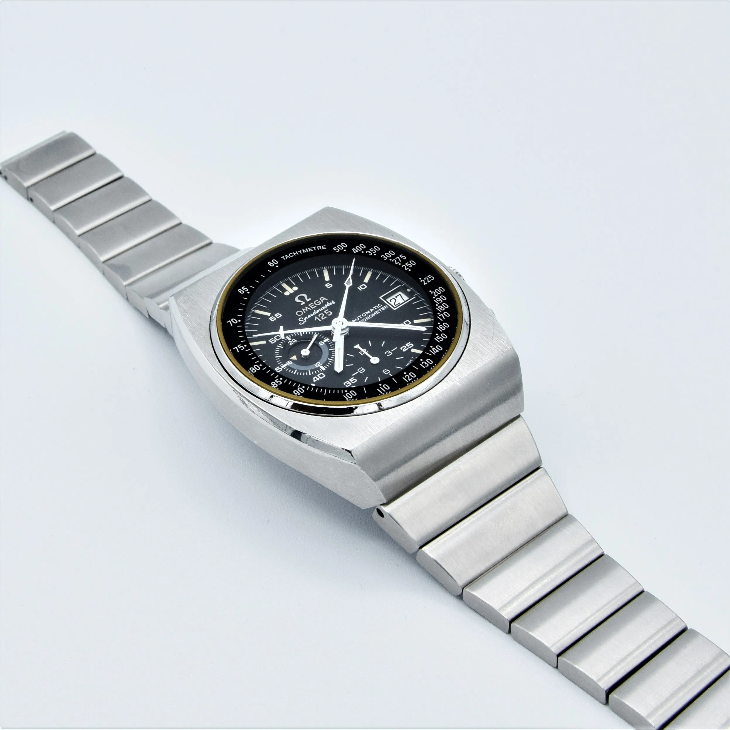 1979 Omega Speedmaster 125 Automatic Chronograph Chronometer Model 178.0002 in Stainless Steel on Bracelet