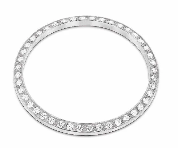 1CT BEAD SET DIAMOND BEZEL 18KW FOR ROLEX DATEJUST, DAY DATE PRES 36MM SUPERIOR