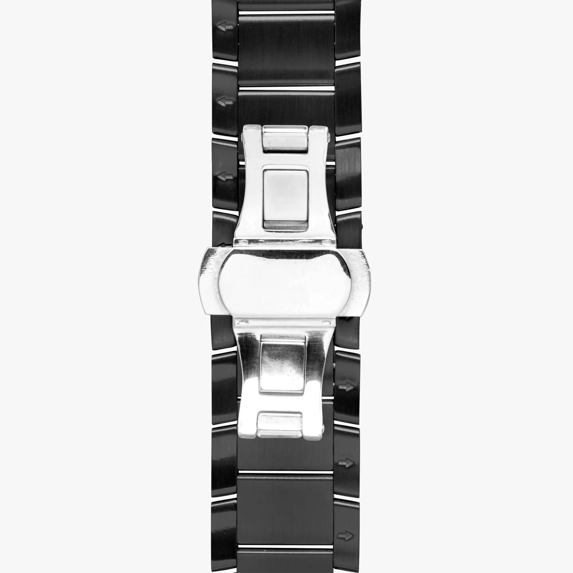 1Tweezy Heart Felt Steel Strap Automatic Watch (With Indicators)