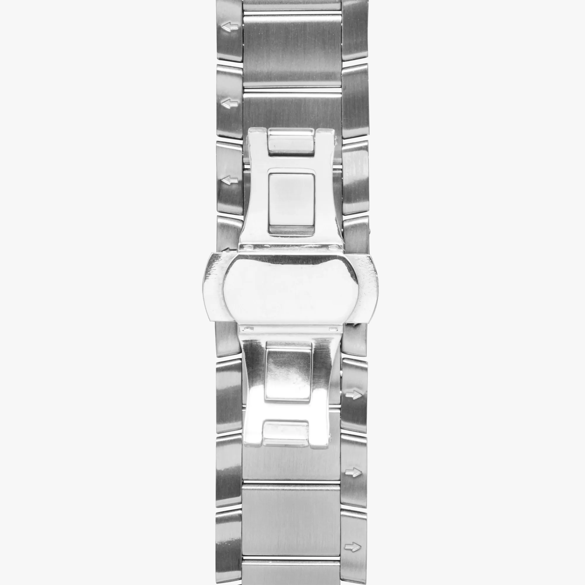 1Tweezy Heart Felt Steel Strap Automatic Watch (With Indicators)