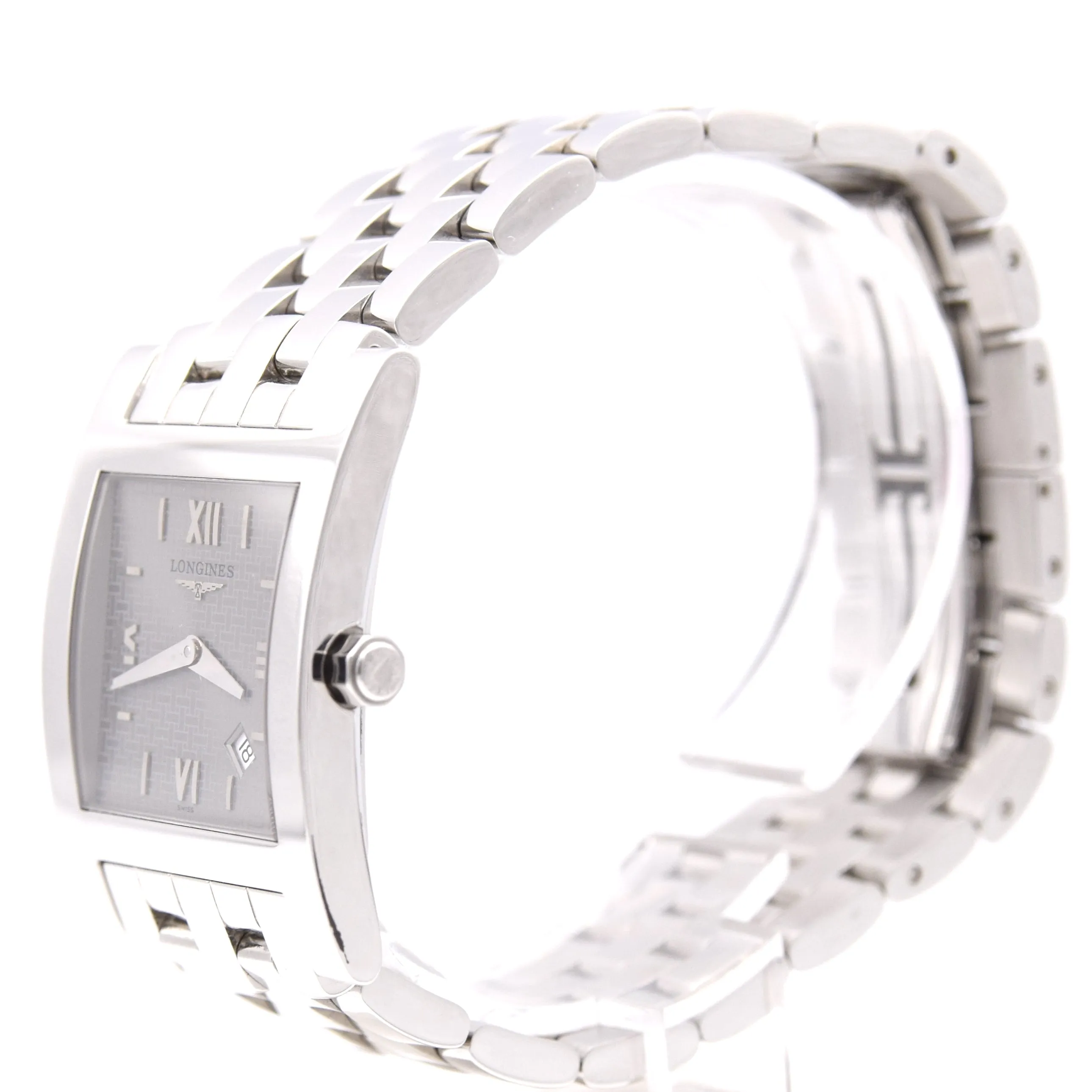 2002 Longines DolceVita square Quartz Watch Model L5.665.4 with Full Box and Papers