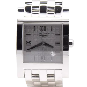 2002 Longines DolceVita square Quartz Watch Model L5.665.4 with Full Box and Papers
