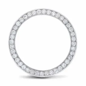 36MM 3CT BEAD SET DIAMOND BEZEL 14KW FOR ROLEX DATEJUST, PRESIDENT 36MM WATCH
