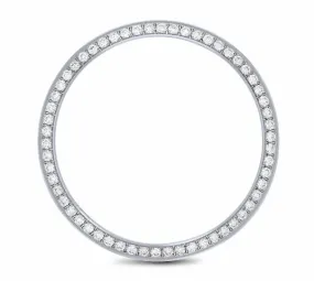 36MM .95CT BEAD SET DIAMOND BEZEL FOR STAINLESS ROLEX DATEJUST