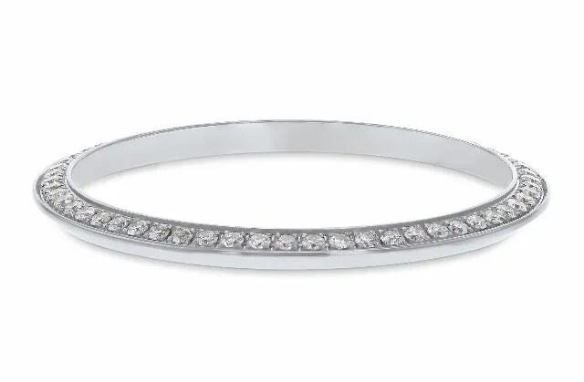 36MM .95CT BEAD SET DIAMOND BEZEL FOR STAINLESS ROLEX DATEJUST