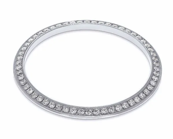 36MM .95CT BEAD SET DIAMOND BEZEL FOR STAINLESS ROLEX DATEJUST