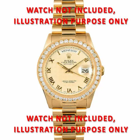 3CT CHANNEL DIAMOND BEZEL 14KY FOR ROLEX 40MM SUBMARINER, GMT MASTER 2, DAYTONA