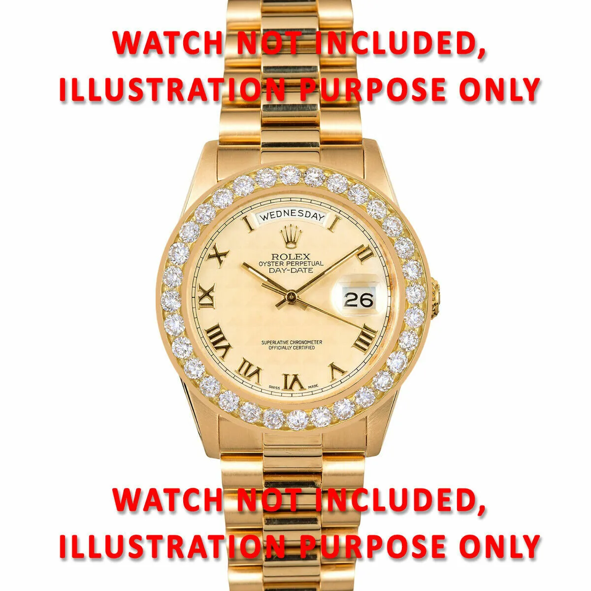 4CT BEAD SET DIAMOND BEZEL 14KY FOR ROLEX 40MM SUBMARINER, GMT MASTER 2 WATCH