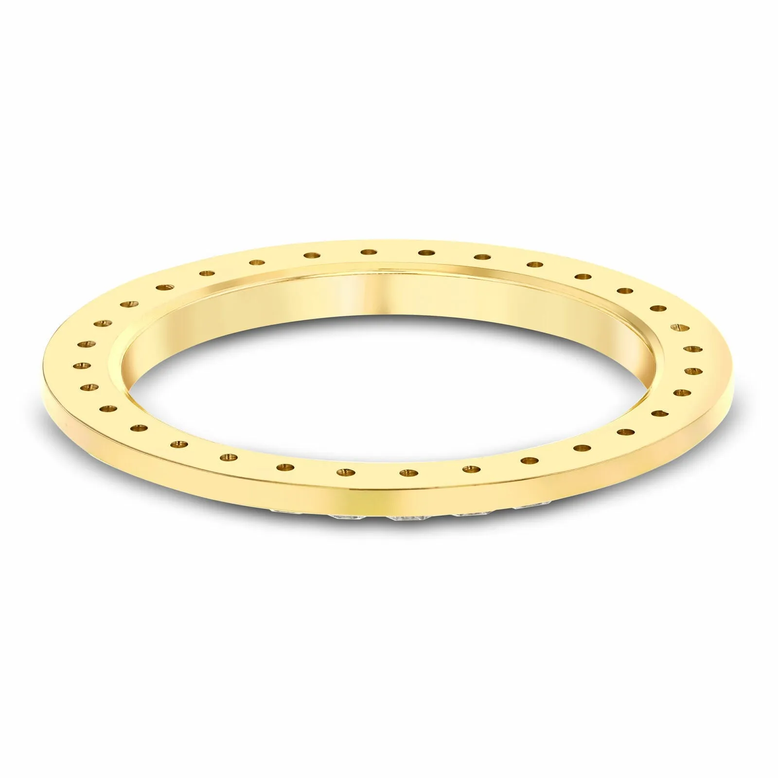 4CT BEAD SET DIAMOND BEZEL 14KY FOR ROLEX 40MM SUBMARINER, GMT MASTER 2 WATCH