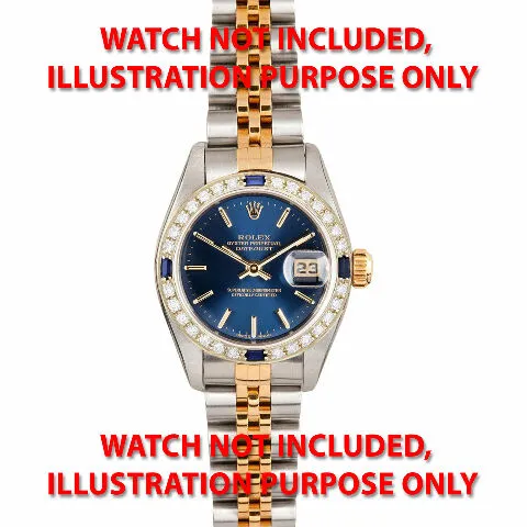 .70CT DIAMOND BEZEL 18KY FOR ROLEX DATE, DATEJUST, PRESIDENT 26MM WITH SAPPHIRES