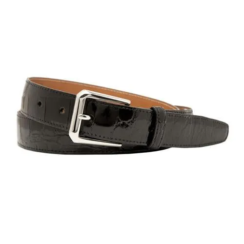 Alligator Bespoke Belt | Custom Made Alligator Belt | Finest Quality American Alligator | Silver or Gold Buckle