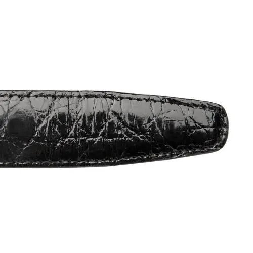 Alligator Bespoke Belt | Custom Made Alligator Belt | Finest Quality American Alligator | Silver or Gold Buckle