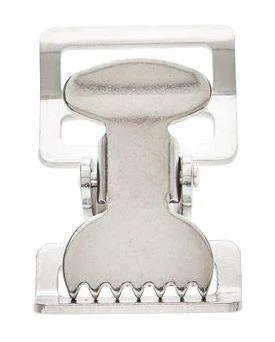 Alligator Buckle Tourniquet Spring Action Buckle 1" Stainless Steel Clamp | 10 PACK