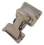Alligator Buckle Tourniquet Spring Action Buckle 1" Stainless Steel Clamp | 10 PACK