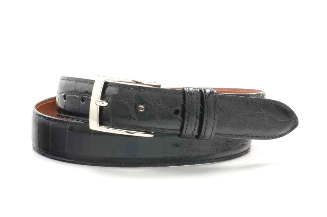 American Alligator Belt - Glossy 1 1/4" - 32mm (Brown)