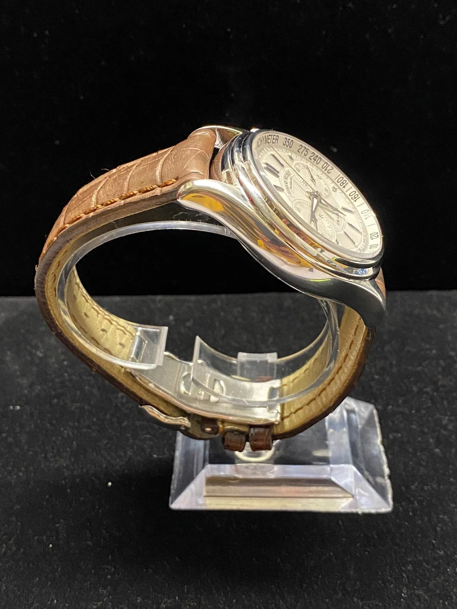 ARMAND NICOLET Chronograph Stainless Steel Automatic Men's Watch-$12K APR w/COA!