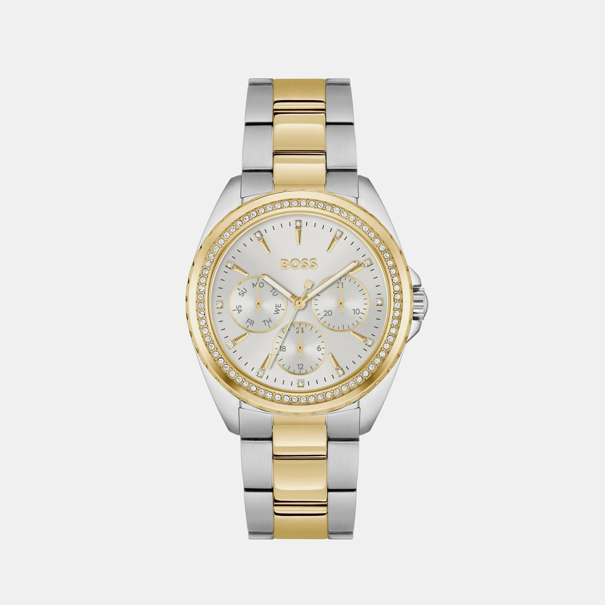 Atea Women Silver Multi-Function Stainless Steel Watch 1502713
