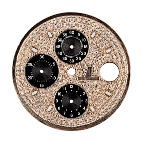 Audemars Piguet 42mm Rose Gold Pavé Diamond Custom Dial