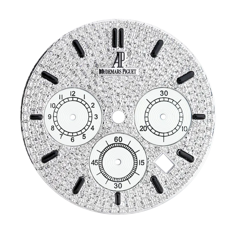 Audemars Piguet Royal Oak 41mm Steel Diamond Pavé Custom Dial