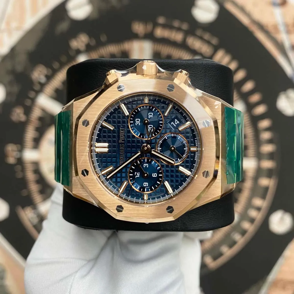 Audemars Piguet Royal Oak Chronograph 38mm 26715OR.OO.1356OR.01 Blue Dial