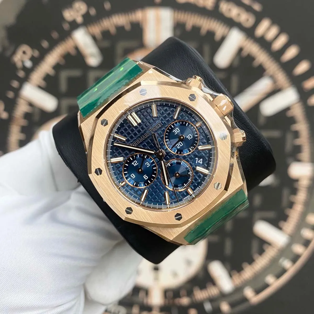 Audemars Piguet Royal Oak Chronograph 38mm 26715OR.OO.1356OR.01 Blue Dial