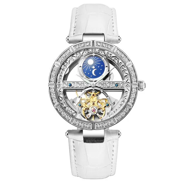 Automatic mechanical ladies watch