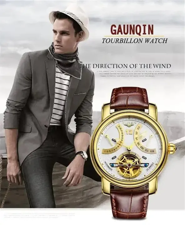Automatic Movement GUANQIN 16009 Business Mechanical Watch