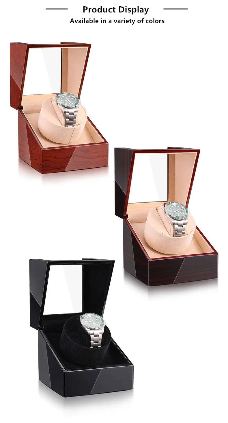Automatic Watch Winder British Design Handmade Battery or DC/AC Operated