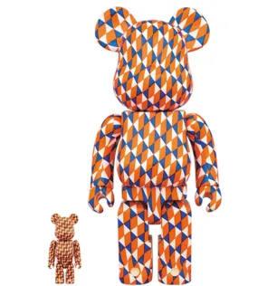Barry McGee Apple Watch 100% & 400% Orange Be@rbrick Art Toy