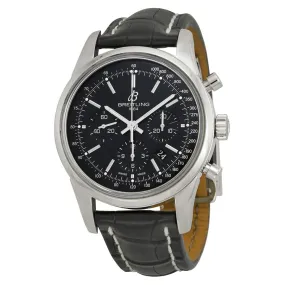 Breiting Transocean Chronograph Black Dial Men's Watch AB015212-BA99BKCD
