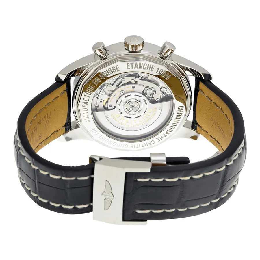 Breiting Transocean Chronograph Black Dial Men's Watch AB015212-BA99BKCD