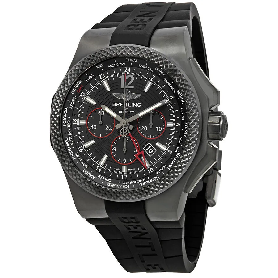 Breitling Bentley GMT Light Body Chronograph Automatic Black Dial Men's Watch VB043222-BD69-222S-V20DSA.2