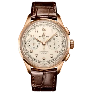 Breitling Premier B09 Chronograph 40 Watch with Cream Dial