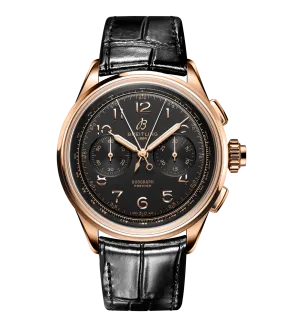 Breitling Premier B15 Duograph 42 Watch with Black Dial