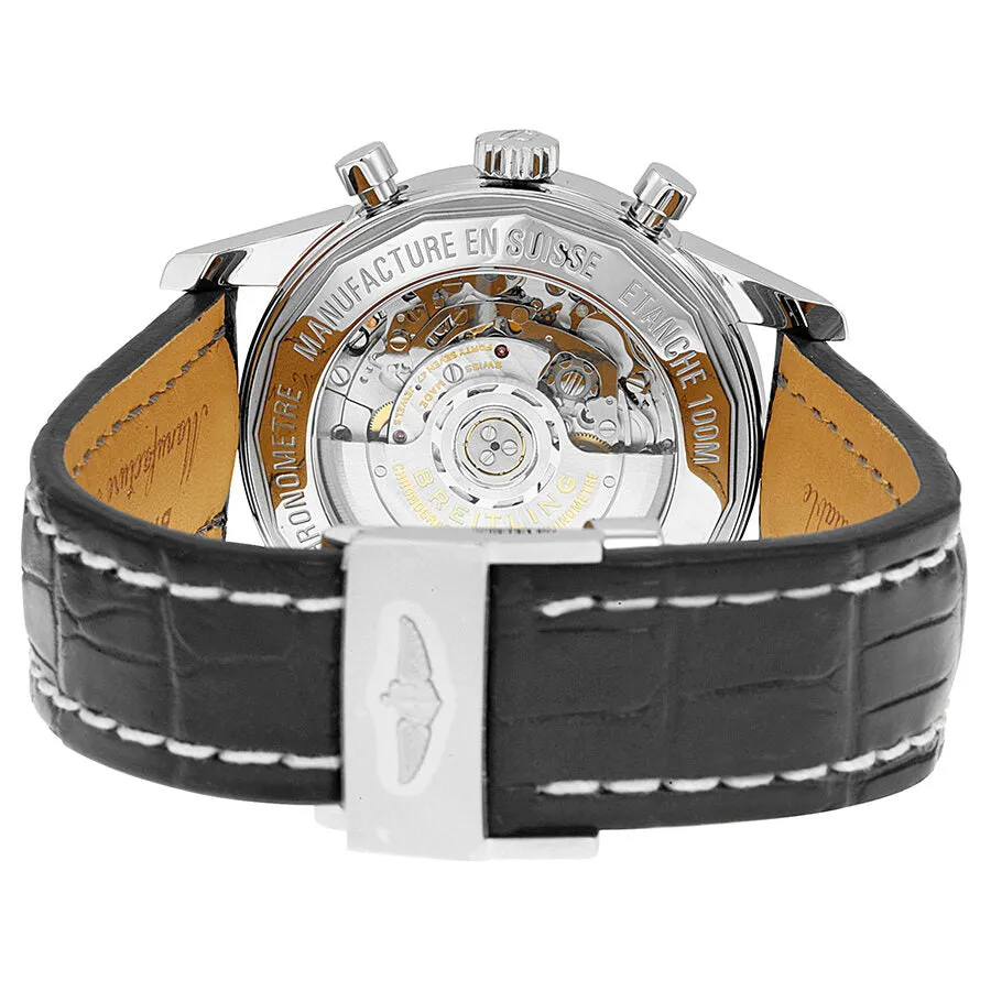 Breitling Transocean Chronograph Black Dial Men's Watch UB015212-BC74BKCD UB015212/BC74